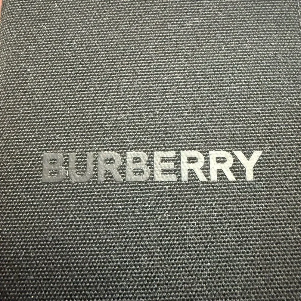 New Burberry beauty  black passport holder card holder